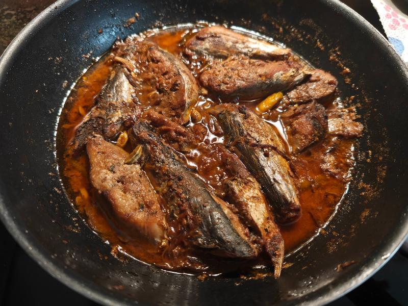 Cooked fish